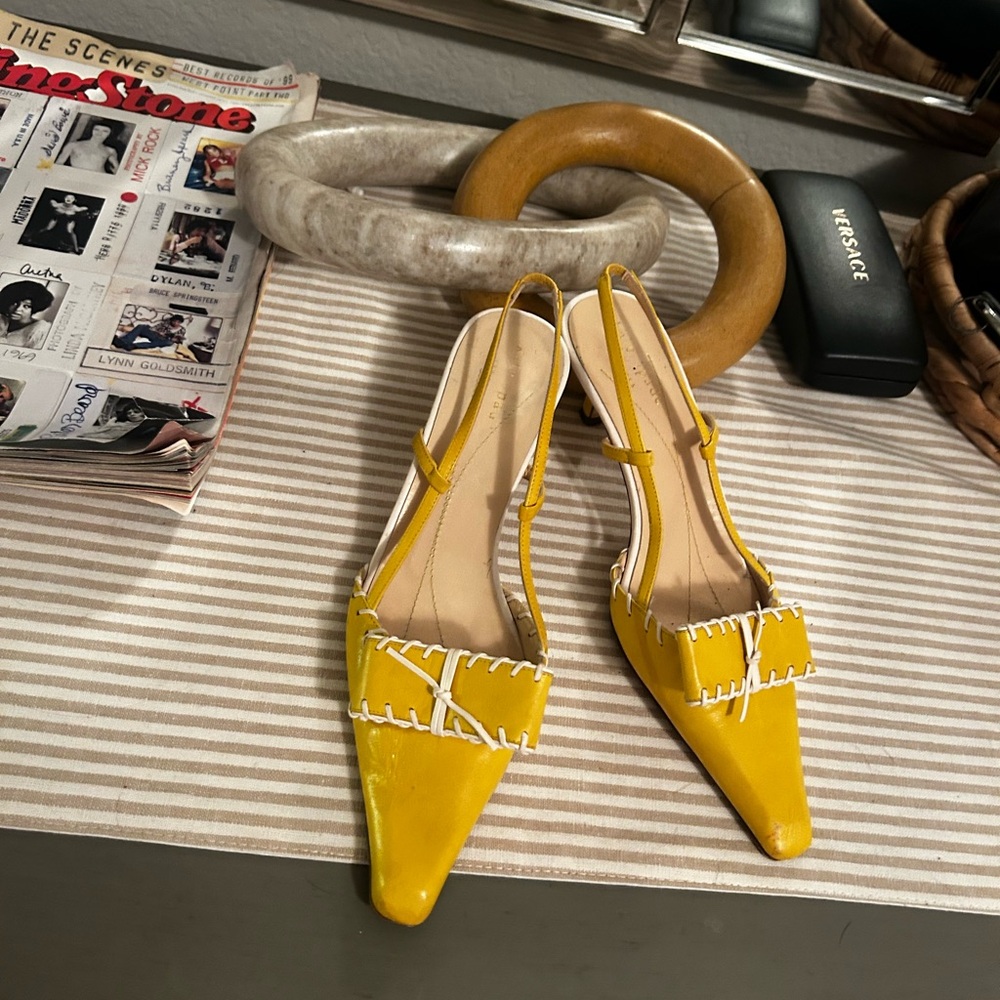 Kate Spade Yellow Slingback Women's Shoes
